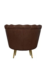 купить красивое Низкое кресло ракушка Pearl Brown V2 в интернет-магазине