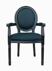 красивый Мягкий стул с подлокотниками Volker Arm Black