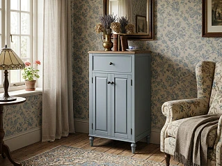 заказать Узкий комод "Одри (Odri)" с дверками арт od2129R/5024