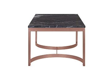 стильный Журнальный столик прямоугольный Aron Marble-Cu на заказ