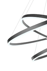 Люстра Orblaze 3 rings 600 black