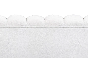 Диван ракушка для гостиниц Pearl Triple Boucle на черных ножках в интернет-магазине