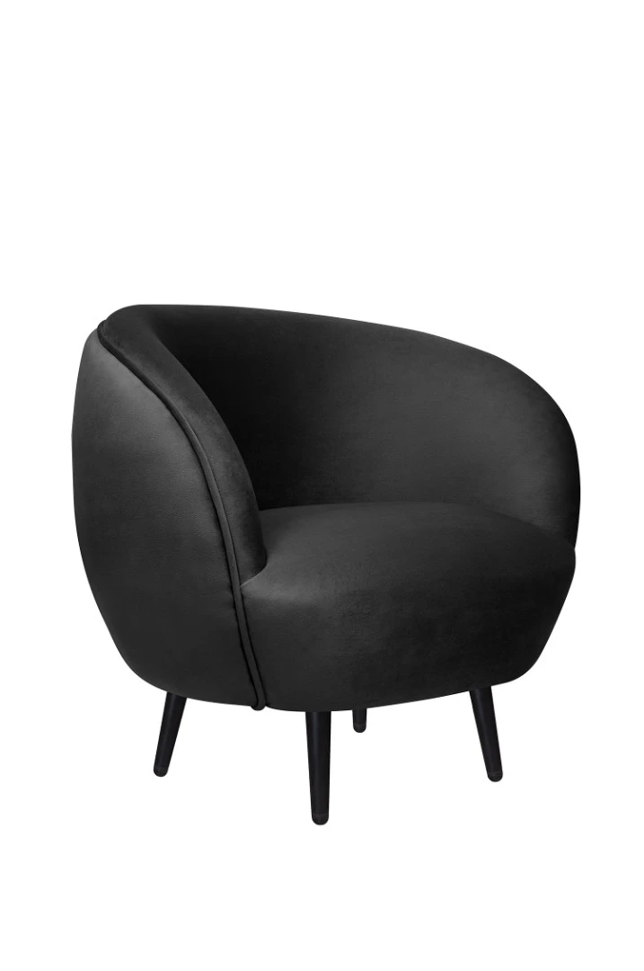 купить стильное Мягкое кресло Small Benee Black V2 в интернет-магазине