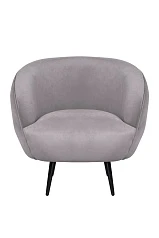 Мягкое кресло Benee Grey на черных ножках в интернет-магазине