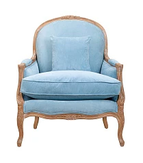 купить Мягкое полукресло с подлокотниками Aldo Light Blue