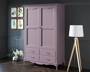 Шкаф "Leontina Lavanda" двустворчатый с ящиками арт ST9327KR2L