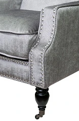 заказать Полукресло для камина Mart Rich цвет серый