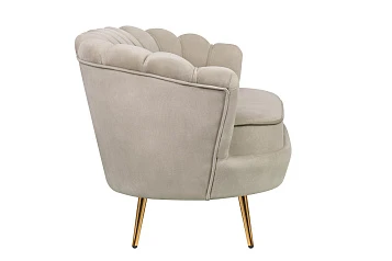 Дизайнерский двухместный диван Pearl Double Taupe в интерьере