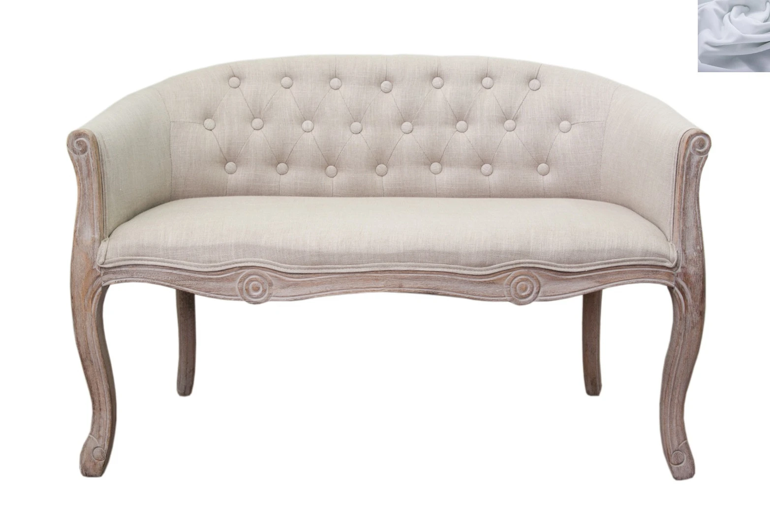 заказать Дизайнерский двухместный диван Kandy Double Mocca цвет серый в интернет-магазине