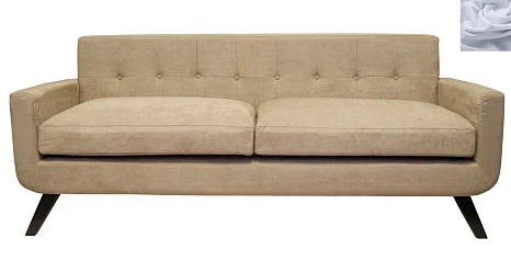 красивый Диван скандинавский на ножках Uter серый на заказ