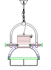 Люстра Fork Chrome на заказ