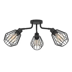 красивые 31531 Люстра TARBES, 3x60W(E27), сталь, черный на заказ