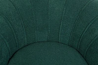 красивое Низкое кресло Pearl Green Boucle