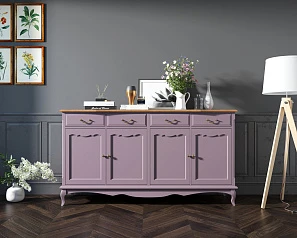 стильный Комод "Leontina lavanda" с ящиками и дверками арт ST9345L