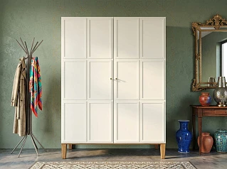 купить Шкаф "Андерсен (Andersen)" широкий двухстворчатый арт AN27WH