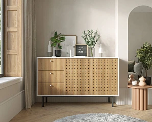 купить красивый Комод с дверками и ящиками KOTO арт KT26