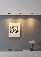 купить красивые 900746 Комплект встраиваемых диммируемых светильников SALICETO, 3X6W (LED), 2700K, 1350lm, ?88, алюминий, матовый никель