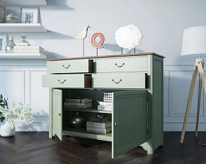 заказать стильные Комод "Olivia" 4 ящика арт GA4006ETG