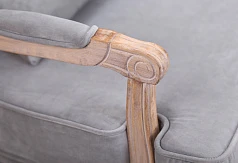 заказать Мягкое полукресло с подлокотниками Nitro Grey Velvet