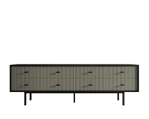 красивые Комод с восемью ящиками "Emerson" арт EM03/gray/L
