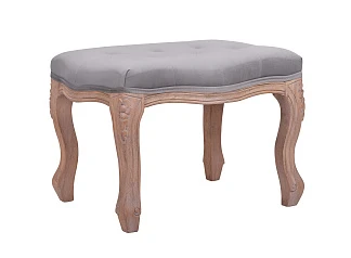 Банкетка Kina Velvet Gray в интерьере