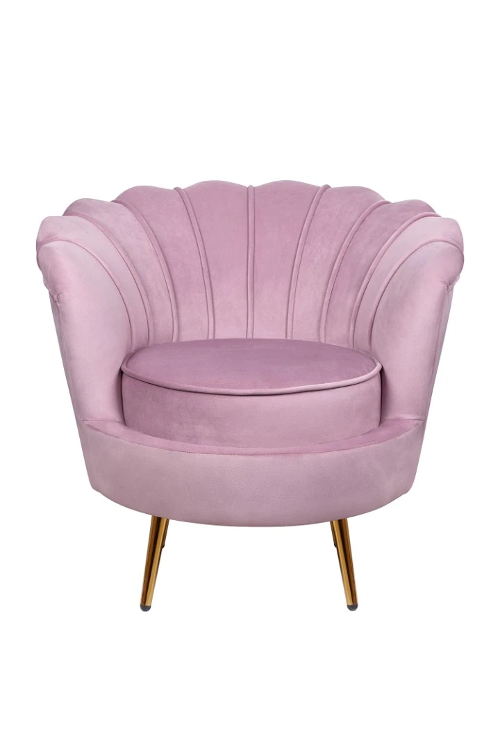 стильное Кресло ракушка Pearl Pink