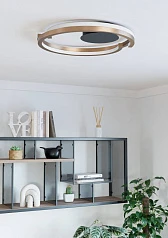 901825 Светодиодный настенно-потолочный светильник с регулировкой цветовой температуры MEZZOMONTE, 1X20W 1X20W(LED LED), 2700-6500K, 2220 2220lm, алюм