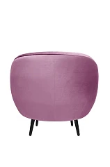 Мягкое кресло Small Benee Pink на черных ножках в интернет-магазине