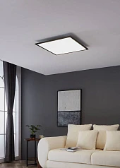 заказать 900819 Потолочный светильник  SALOBRENA 1, 33W (LED), 4000K, 4700lm, L595, B595, H50, алюминий, сталь, черный / пластик, белый