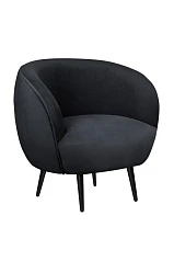 красивое Мягкое кресло Benee Black V2 на заказ