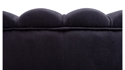 заказать Кресло с пуфом ракушка Pearl Black