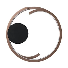 901825 Светодиодный настенно-потолочный светильник с регулировкой цветовой температуры MEZZOMONTE, 1X20W 1X20W(LED LED), 2700-6500K, 2220 2220lm, алюм