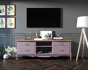 купить Комод Leontina Lavanda под TV удлиненный арт ST9328/2L в интернет-магазине
