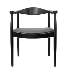 купить стильный Венский стул с подлокотниками Carlo Black