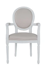 фото Мягкий стул с подлокотниками Diella Beige в интерьере