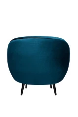 Мягкое кресло Small Benee Izumrud на черных ножках
