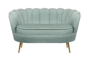 Диван ракушка Pearl Double Green в интерьере