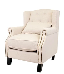 Мягкое полукресло с подлокотниками Scott в интерьере