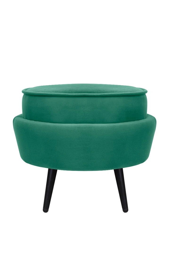 купить Пуф Pearl Adorn Green V2 на черных ножках