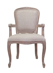 Мягкий стул с подлокотниками Gran Arm Beige