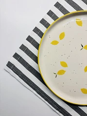 Тарелка "Лимонная" диаметр 19см