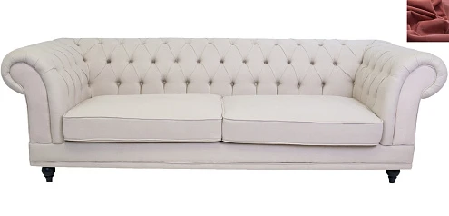 красивый Диван мягкий арт-деко Neylan красный