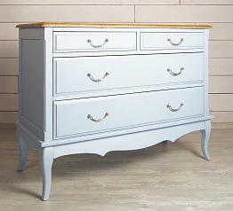 купить Комод «Leontina Blue» на 4 ящика арт ST9315B