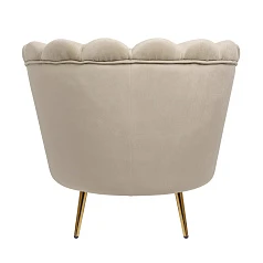 купить Низкое кресло ракушка Pearl Taupe в интернет-магазине