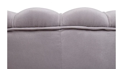 Кресло с пуфом ракушка Pearl Grey в интернет-магазине