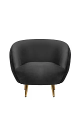 Мягкое кресло Small Benee Black на заказ