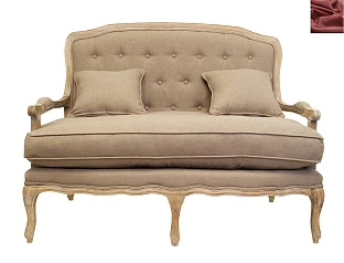 купить Прямой диван модерн Yareli Brown цвет красный