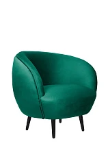 купить стильное Мягкое кресло Small Benee Green V2 на черных ножках в интернет-магазине