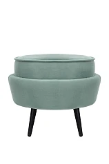 заказать Пуф Pearl Adorn Green на черных ножках