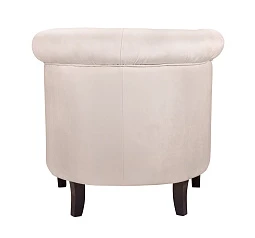 купить стильное Низкое кресло Swaun Beige Velvet в интернет-магазине